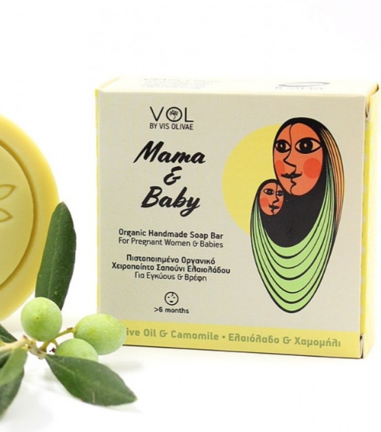 Zeep van Olijfolie en Kamille – voor Mama en Baby – BIO